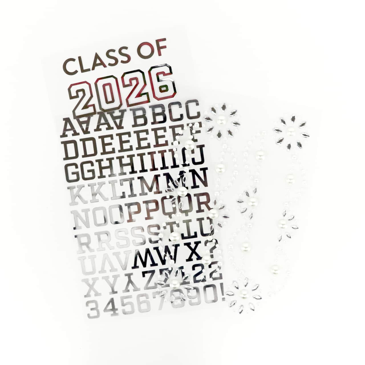 Silver Graduation Cap Stickers by Recollections™